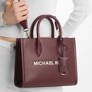 Michael Kors Mirella Small Pebbled Leather Crossbody Bag